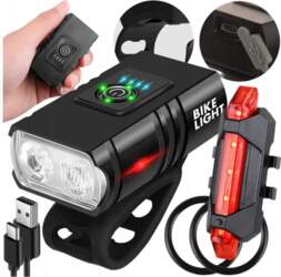 Lewer BICYCLE LIGHT Front Rear USB