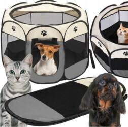 Lewer FOLDING PLAYPEN LIGHT FOR CAT