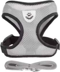 LIGHT GREY HARNESS FOR SMALL CAT