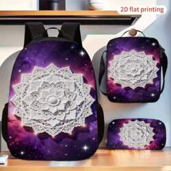 Mandala Lace Starry Sky Backpack Set