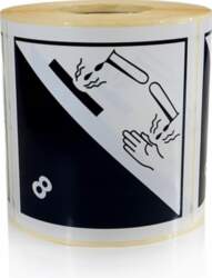 MD Labels LABELS -CORROSIVE MATERIALS -
