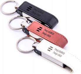 MemoRabbit Leather Pendrive Keychain 32GB USB