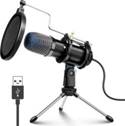 MICROPHONE FOR COMPUTER WITH TRIPOD AND