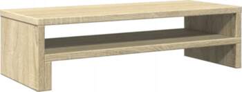 Monitor stand with storage space, sonoma