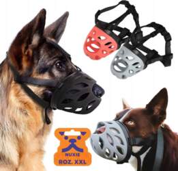 NUXIE DOG MUZZLE PHYSIOLOGICAL RUBBER SILICONE