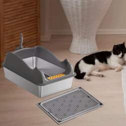 Open Litter Box Kitty Litter Box