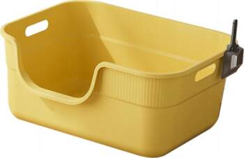 Open Litter Box Sifting Litter Basin