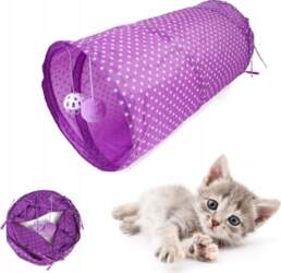 RUSTLING CAT TUNNEL WITH BALLS Folding