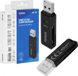 SD card reader SAVIO AK-63 USB