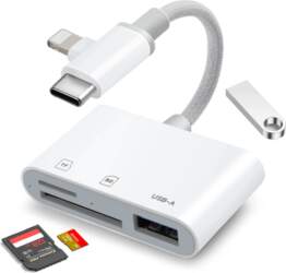 SD microSD TF Card Reader USB-C