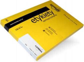Self-adhesive labels A4 100 pcs LAMBDA