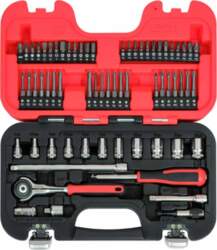 Set of socket wrenches and 1/4"