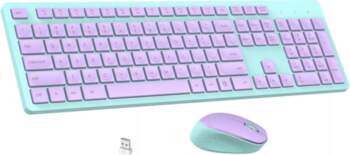 SET WIRELESS KEYBOARD AND MOUSE QWERTY