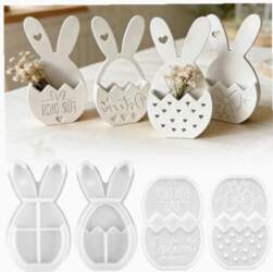 SILICONE MOLDS FOR CASTING EASTER HARE