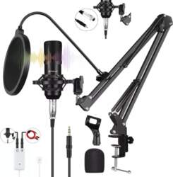 STUDIO MICROPHONE USB PULUZ CONDENSER GAMING