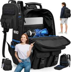 TOOL BACKPACK FOR PLUMBERS HVAC MULTI-COMPARTMENT