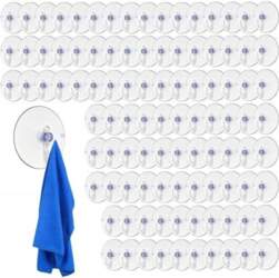 TRANSPARENT SELF-ADHESIVE HOOKS 4 CM FOR