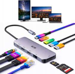USB-C Docking Station for 2 Monitors