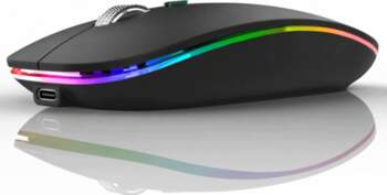WIRELESS MOUSE LED UIOSMUPH USB 2