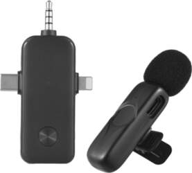 Wireless Tie Microphone System Noise Reduction
