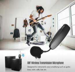 Wireless UHF Microphone System 2 Transmitter