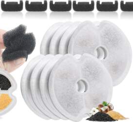 16 Pcs REPLACEMENT FILTER for Cat