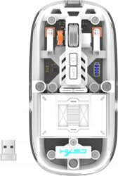 3 Modes Wireless Transparent Bluetooth Mouse