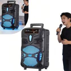 8 INCH WIRELESS BLUETOOTH SPEAKER PORTABLE