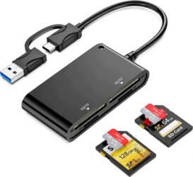 ADAPTER MEMORY CARD READER 2x SD