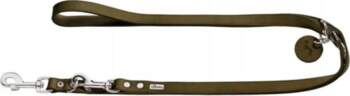 ADJUSTABLE LEATHER LEASH HUNTER IN OLIVE