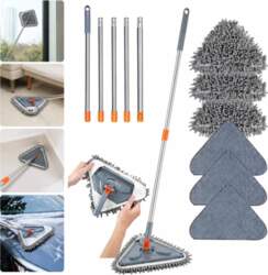 ADJUSTABLE TRIANGULAR CLEANING MOP
