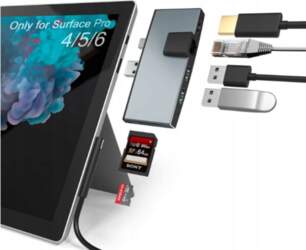 Bawanfa Adapter HUB 6in1 2x USB