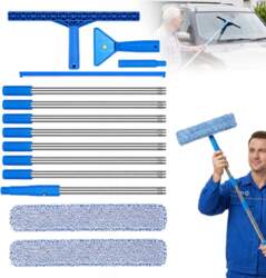 Bedee Telescopic Window Washer Set Puller+Cleaner