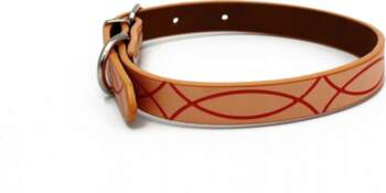 Bubu Pets BUBU Leather Dog Collar