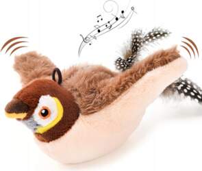 Cat Toy INTERACTIVE Flying Bird with