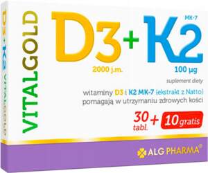 D3 + K2 VitaGold Vitamin D3