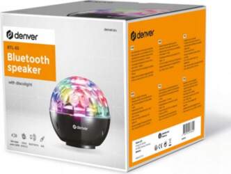 DENVER Bluetooth speaker with disco light