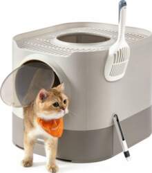 Feandrea Lockable litter box with pull-out