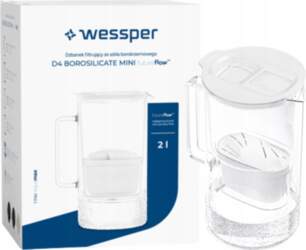 Filter jug 2l WESSPER D4 BOROSILICATE