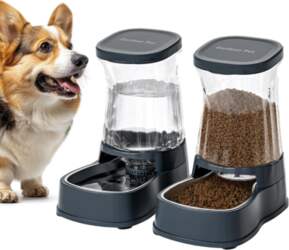 GARDNER PET FEEDER AND AUTOMATIC DRINKER