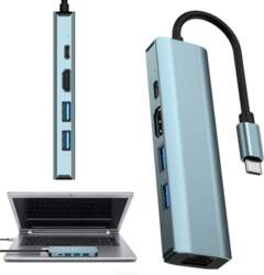 HUB ADAPTER USB-C UNIVERSAL SPLITTER DOCKING