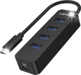 HUB USB-C Unitek H1117B 4xUSB-A 3