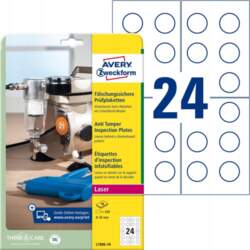 Inspection labels for Avery seals
