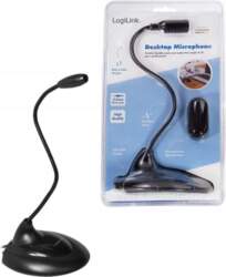 LogiLink Desktop Computer Microphone with Adjustable