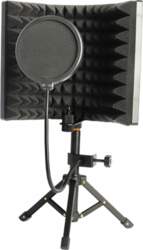 Microphone Isolation with Filter and Tripod