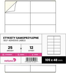 Netuno Self Adhesive Labels A4 25