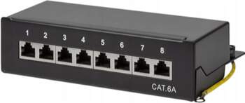 Patchpanel desktop 8x RJ45/8P8C cat.7A