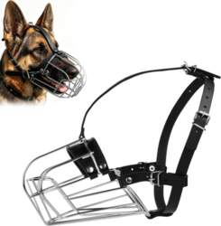 PHYSIOLOGICAL MUZZLE ADJUSTABLE COMFORTABLE PLASTIC LARGE