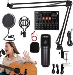 PROFESSIONAL USB MICROPHONE WITH TRIPOD FOR