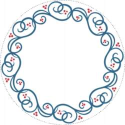 Round stickers 50mm label pattern Phomemo
